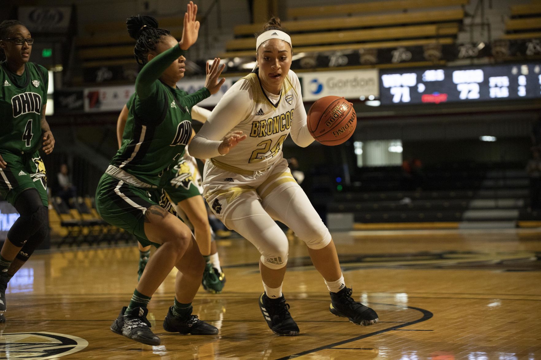 Junior forward Leighah-Amori Wool became the hero of the game